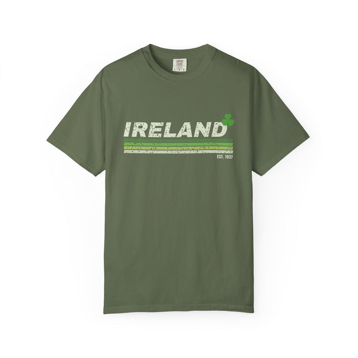 Ireland Est 1937 Retro Stripes T-Shirt
