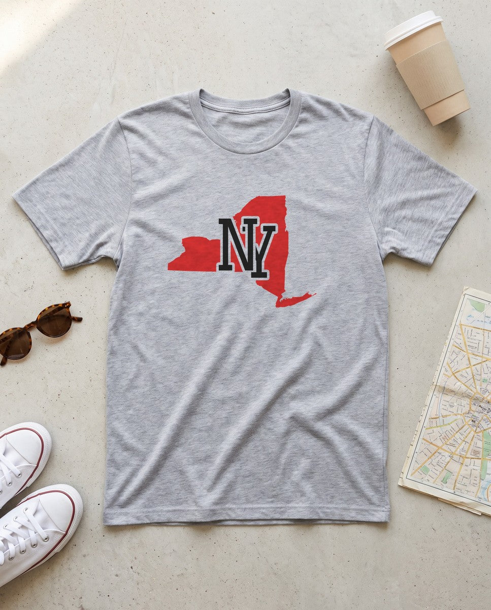 New York Varsity Monogram Map T-Shirt (photo)