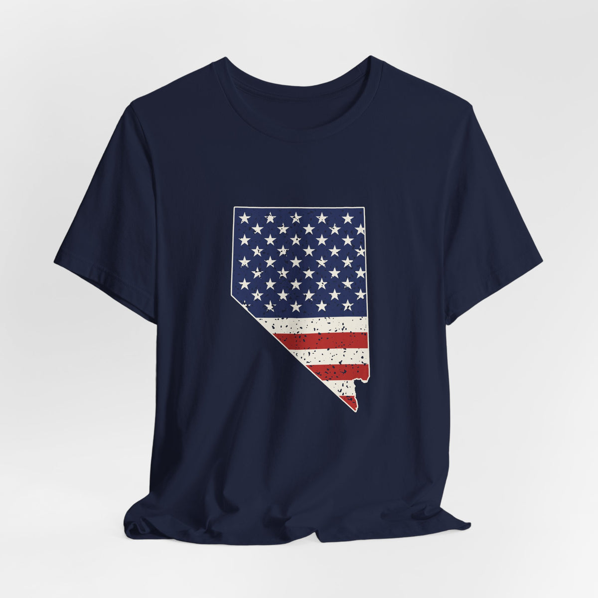 Nevada American Flag Map T-Shirt