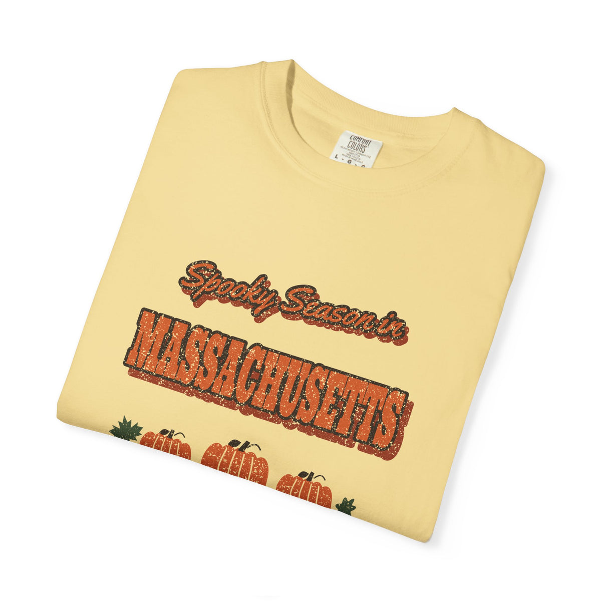 Spooky Season in Massachusetts Vintage Postcard T-Shirt