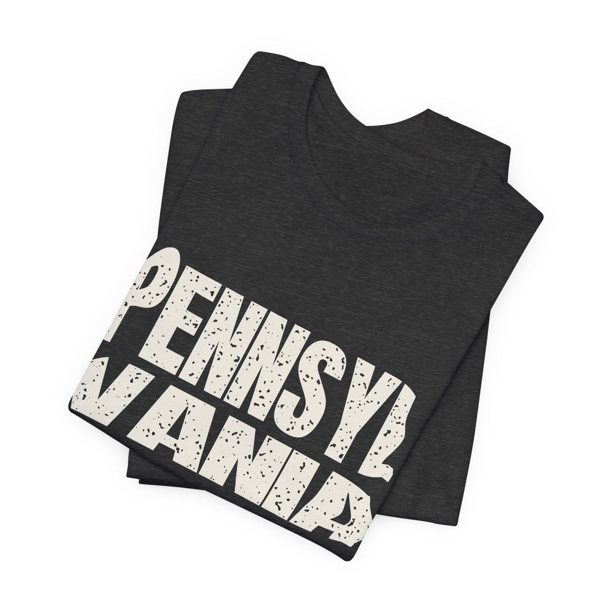 Pennsylvania Vintage Letters Map T-Shirt