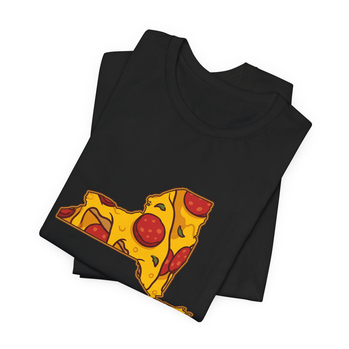 New York Pizza Map T-Shirt