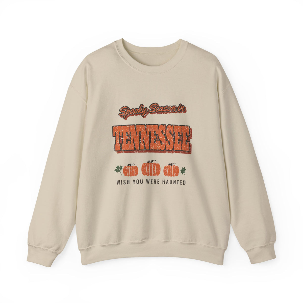 Spooky Season in Tennessee Vintage Postcard Crewneck Sweatshirt