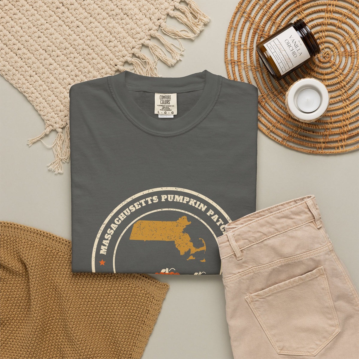 Massachusetts Pumpkin Patch Co. Badge T-Shirt