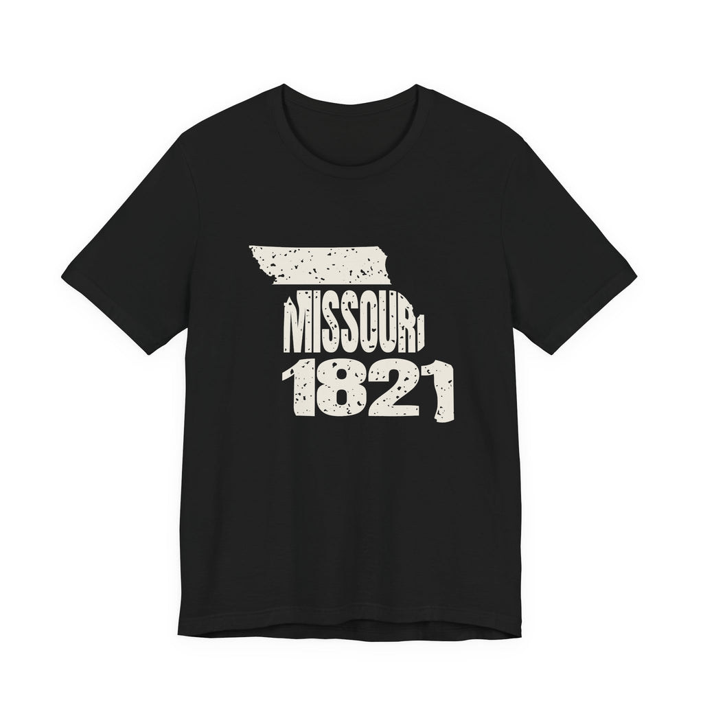 Missouri Vintage Letters Map T-Shirt