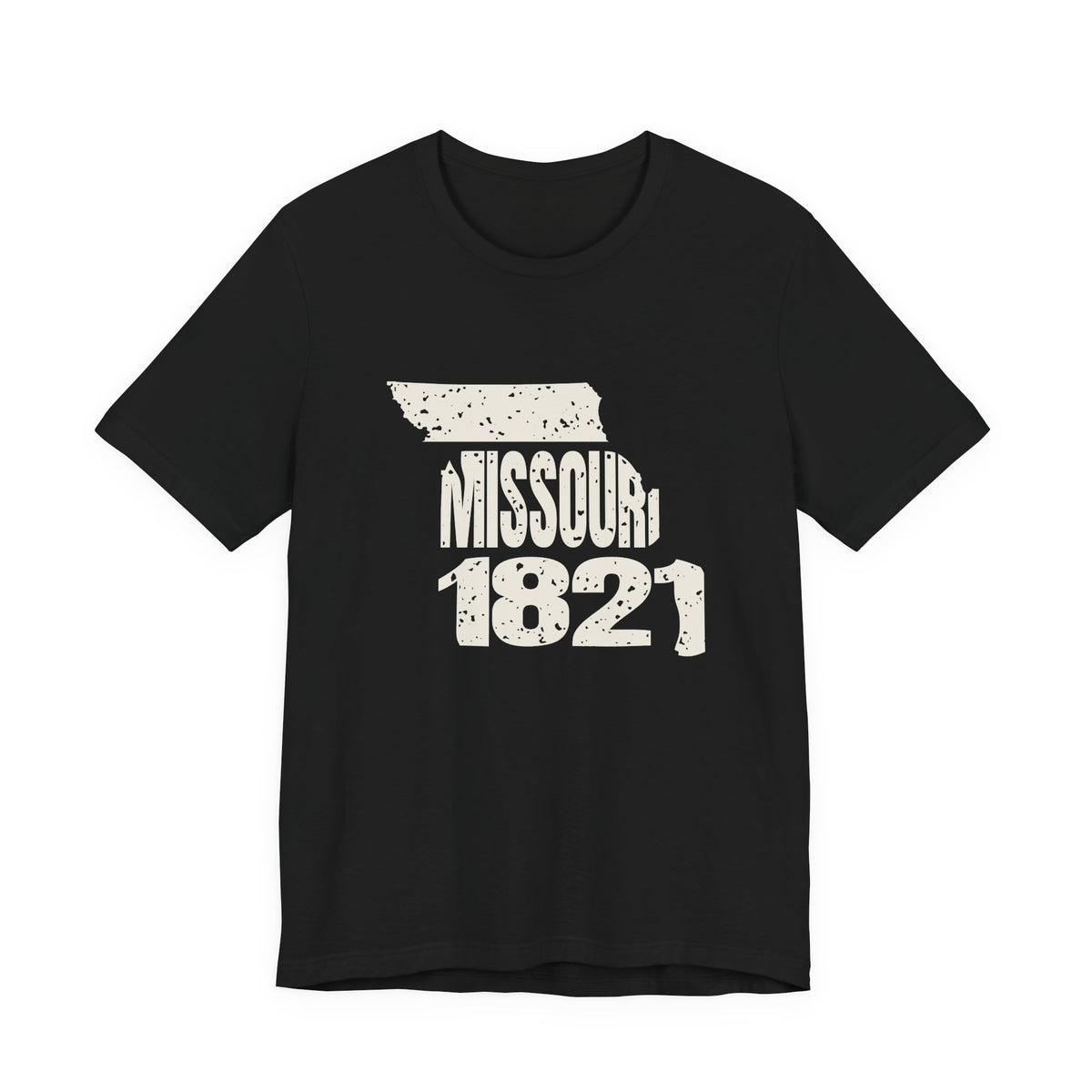 Missouri Vintage Letters Map T-Shirt
