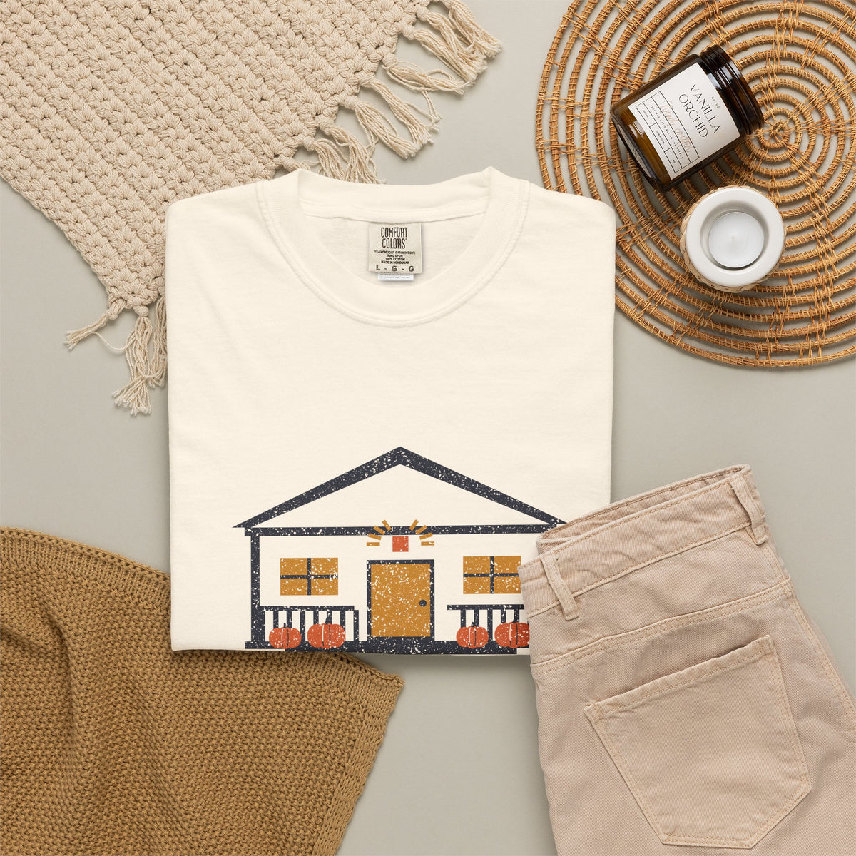 Porch Light On North Conway New Hampshire Trick or Treat T-Shirt