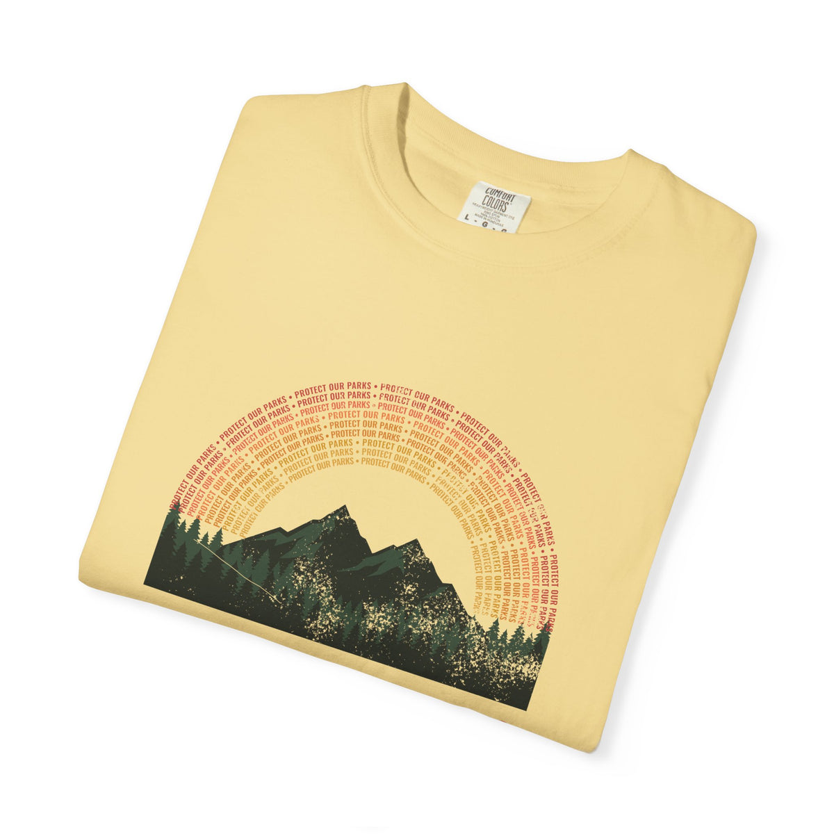 Protect Our Parks Retro Sunset Mountains T-Shirt