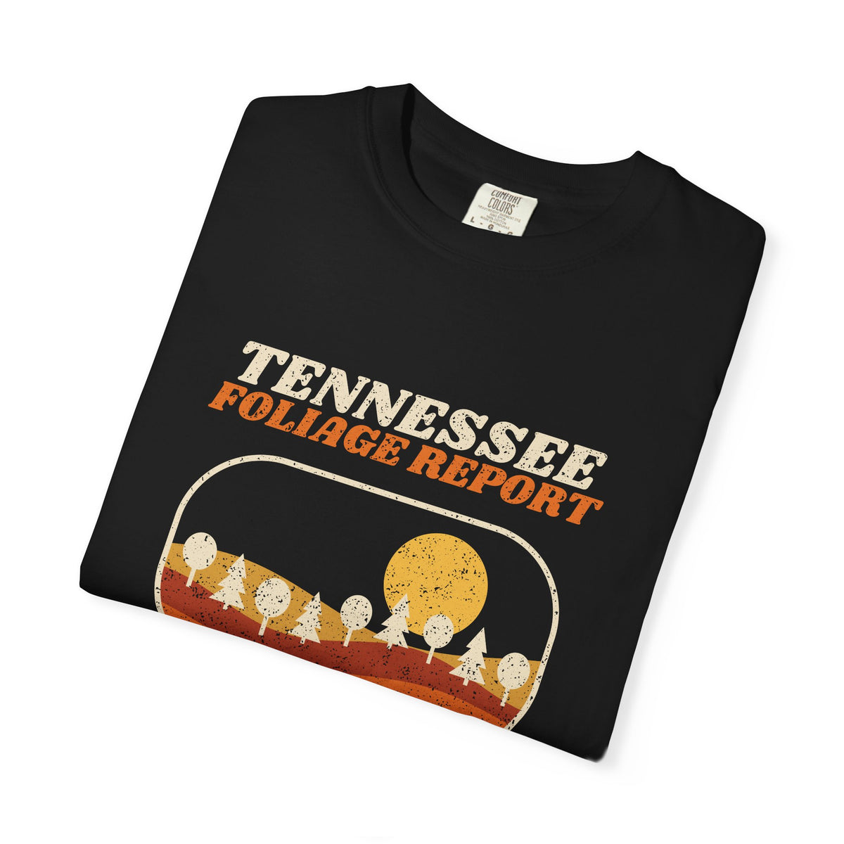 Tennessee Foliage Report Retro Landscape T-Shirt