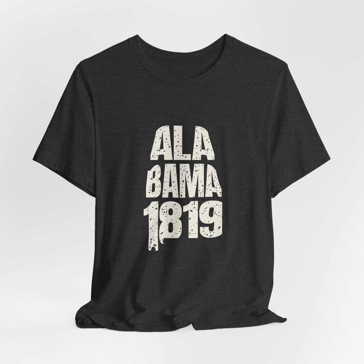 Alabama Vintage Letters Map T-Shirt