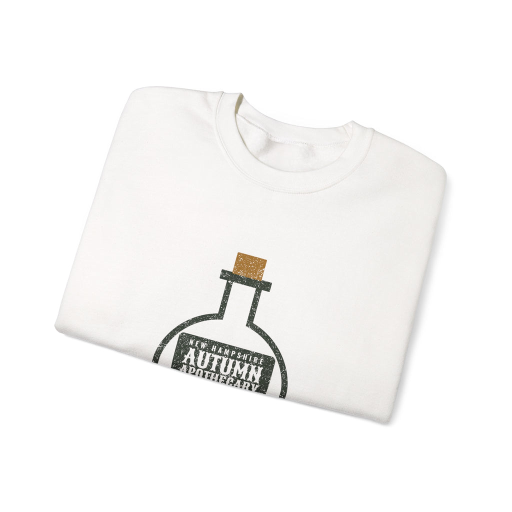 New Hampshire Autumn Apothecary Flask Crewneck Sweatshirt