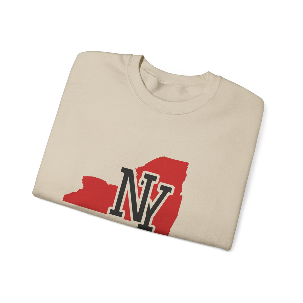 New York Varsity Monogram Map Crewneck Sweatshirt