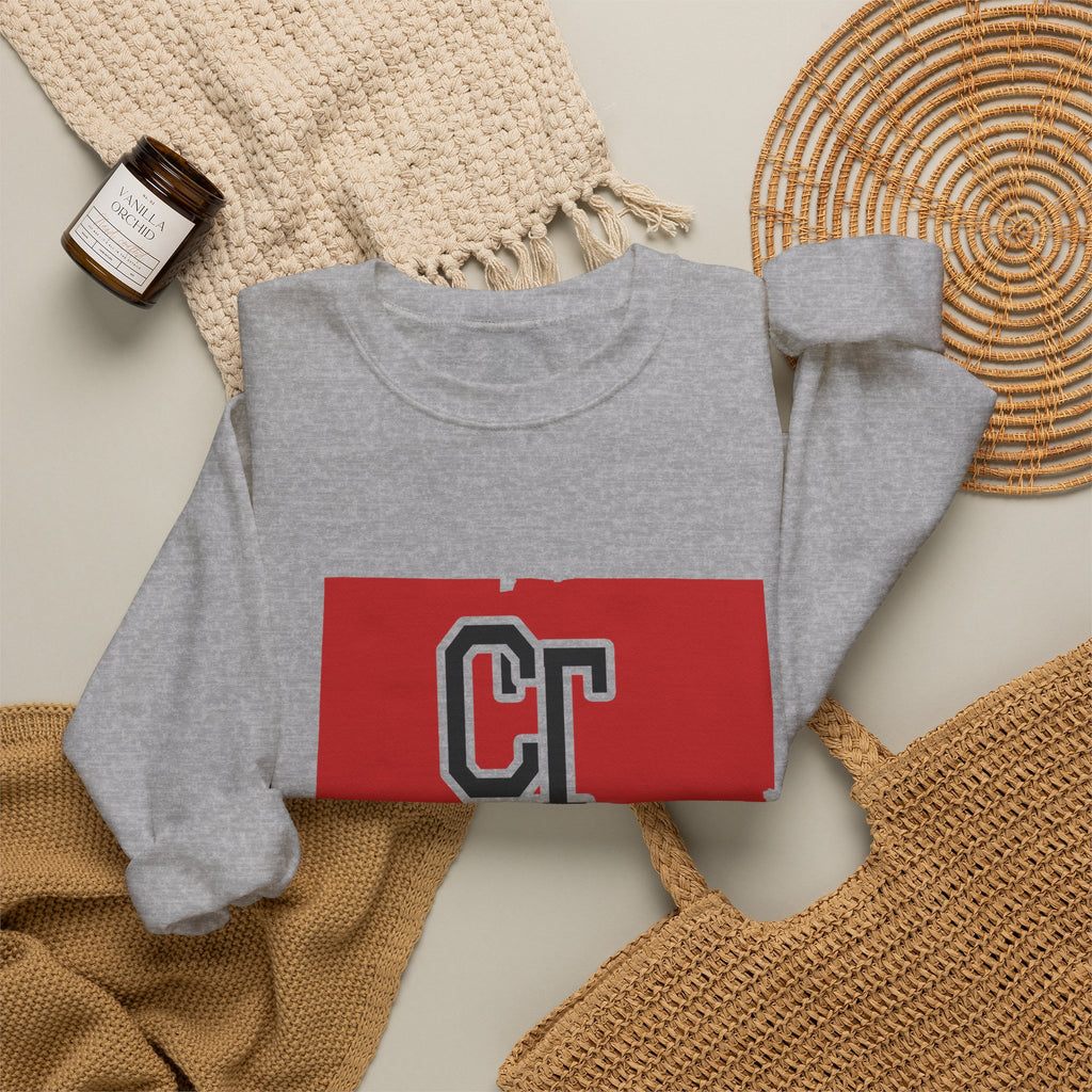 Connecticut Varsity Monogram Map Crewneck Sweatshirt