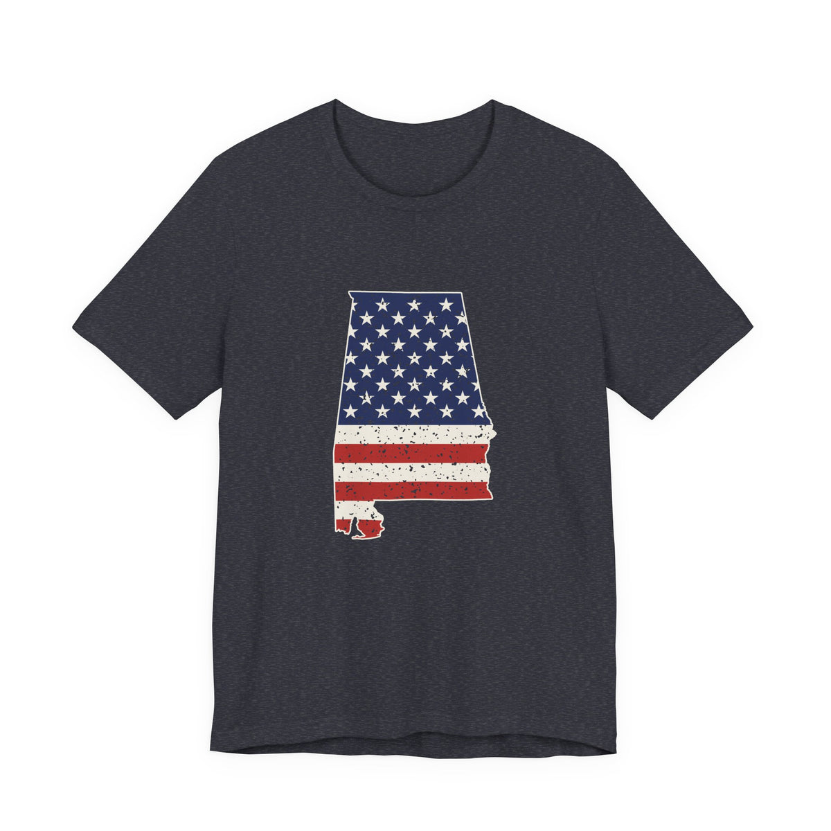 Alabama American Flag Map T-Shirt