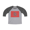 Colorado Varsity Monogram Map Raglan 3/4 Sleeve Tee