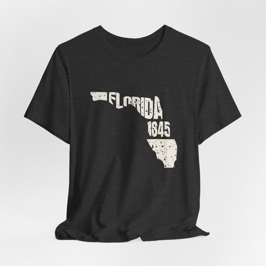 Florida Vintage Letters Map T-Shirt