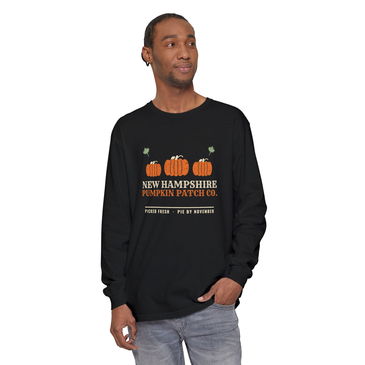 New Hampshire Pumpkin Patch Co. Retro Long Sleeve Tee