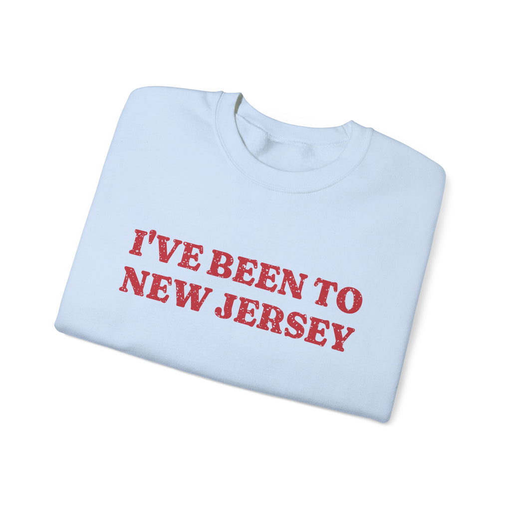 I've Been to New Jersey Vintage Travel Souvenir Crewneck Sweatshirt