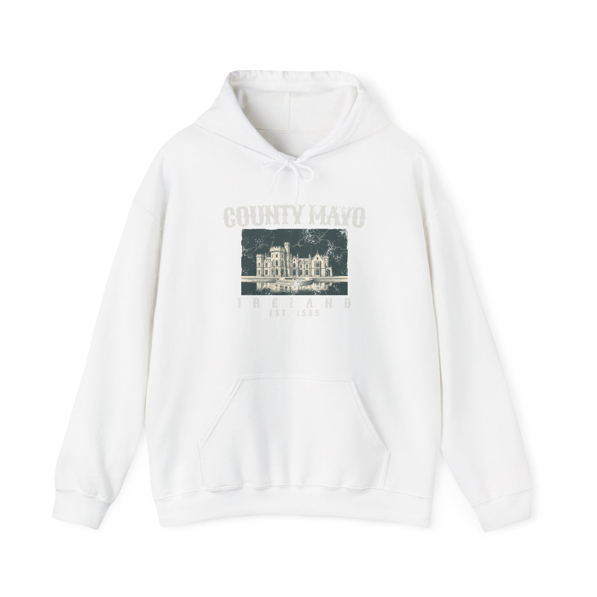 County Mayo Ireland Est 1585 Lakeside Castle Hoodie