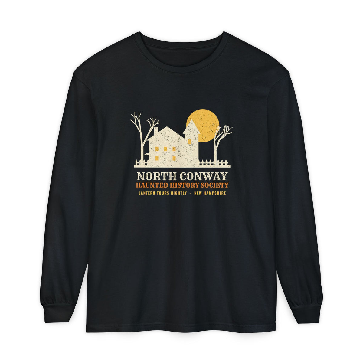 North Conway New Hampshire Haunted History Society Long Sleeve Tee