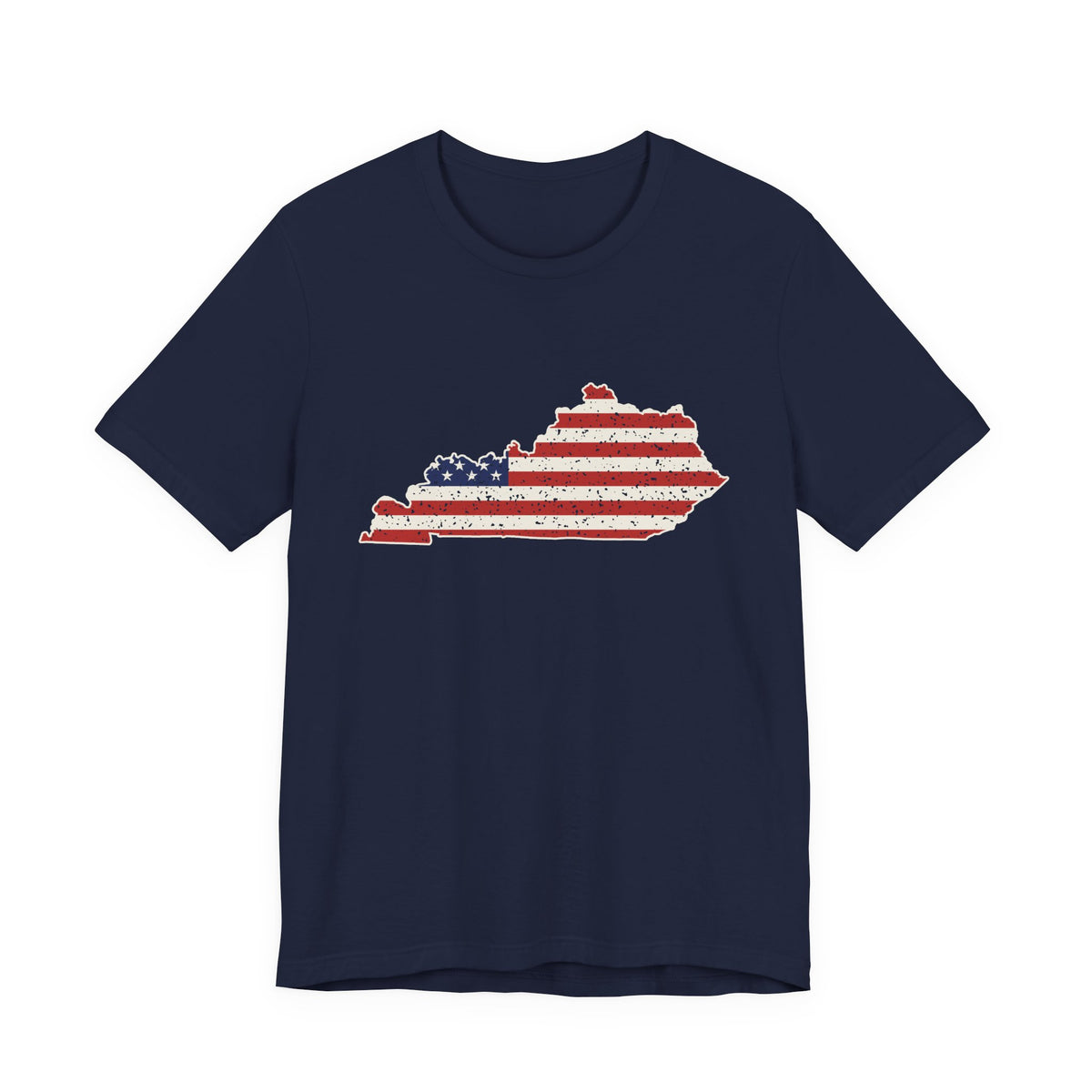 Kentucky American Flag Map T-Shirt