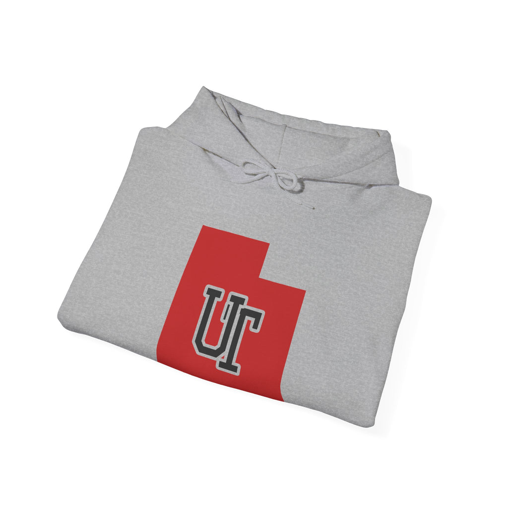 Utah Varsity Monogram Map Hoodie
