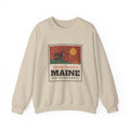Spooky Season in Maine Haunted Postcard Crewneck Sweatshirt