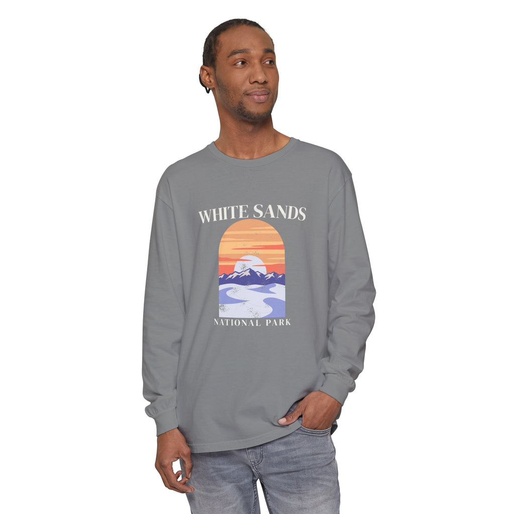 White Sands National Park Desert Sunset Dunes Long Sleeve Tee