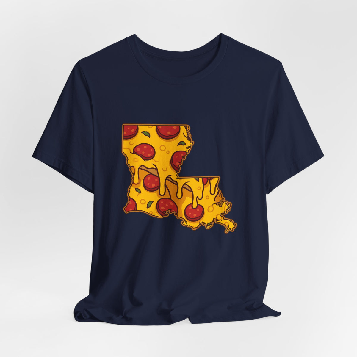 Louisiana Pizza Map T-Shirt