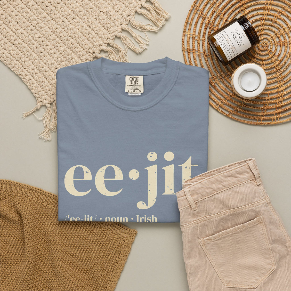 Eejit Irish Slang Dictionary Definition T-Shirt