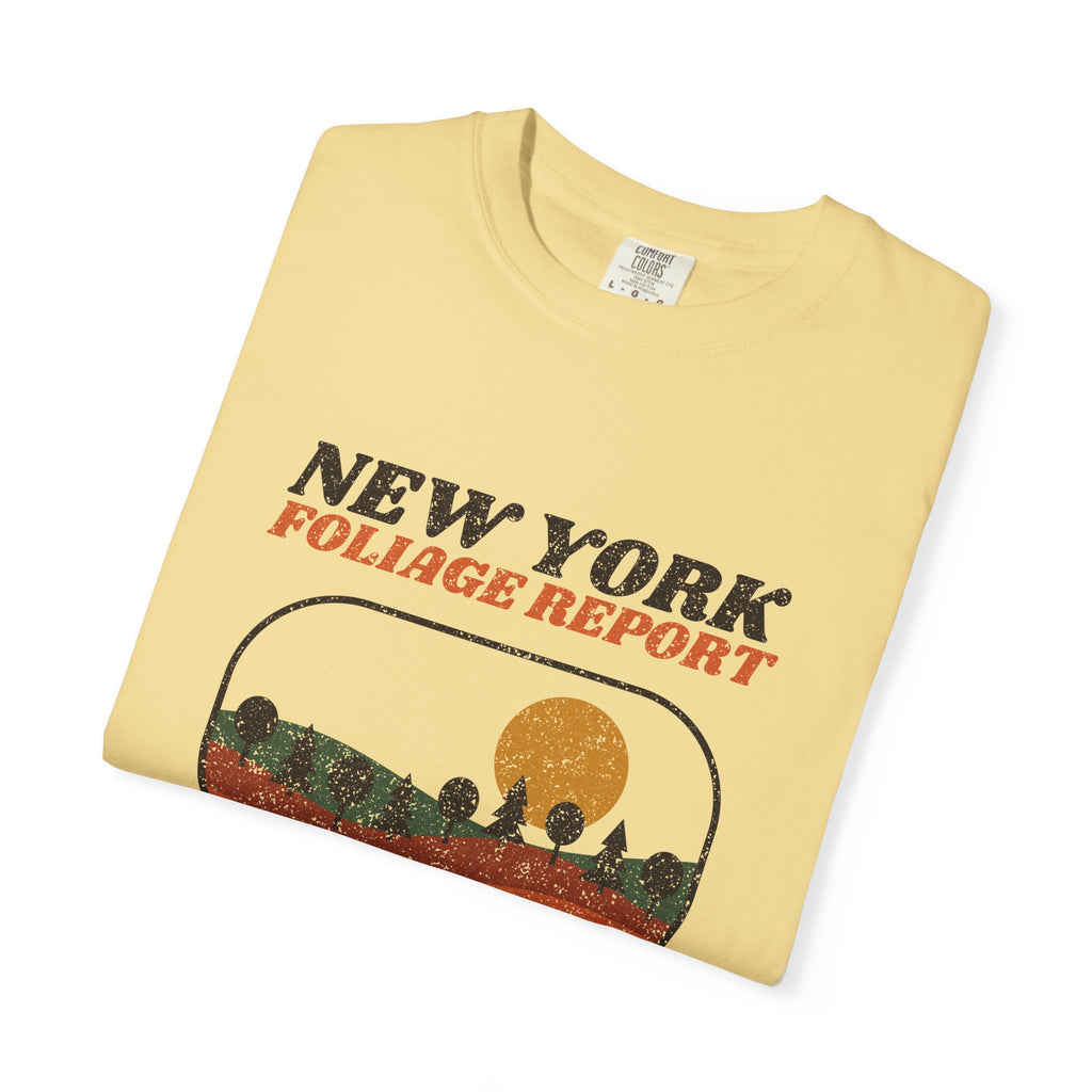 New York Foliage Report Retro Landscape T-Shirt