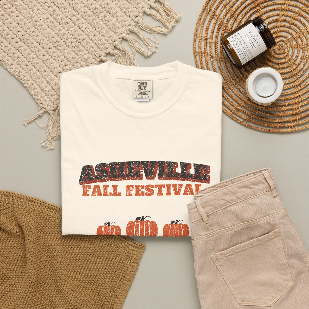 Asheville North Carolina Fall Festival Hay Wagon T-Shirt