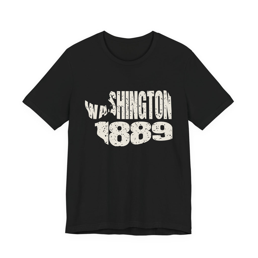 Washington Vintage Letters Map T-Shirt