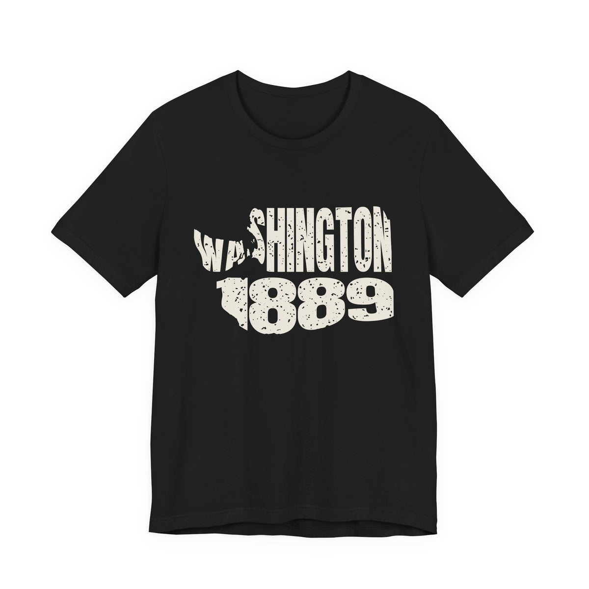 Washington Vintage Letters Map T-Shirt