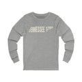 Tennessee Vintage Letters Map Long Sleeve Tee