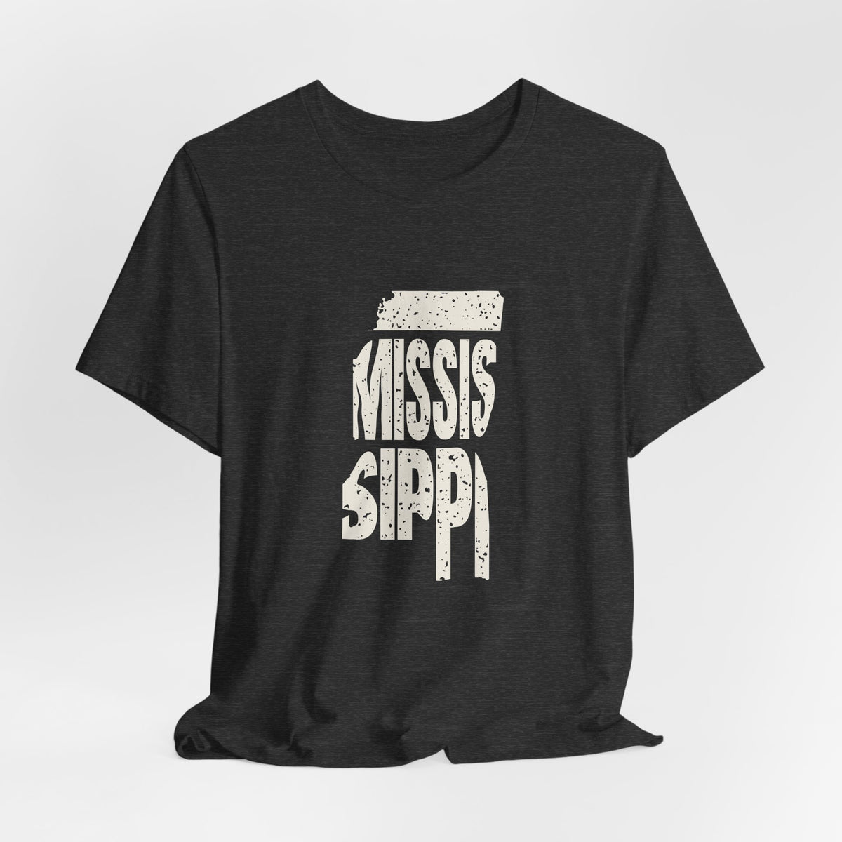 Mississippi Vintage Letters Map T-Shirt