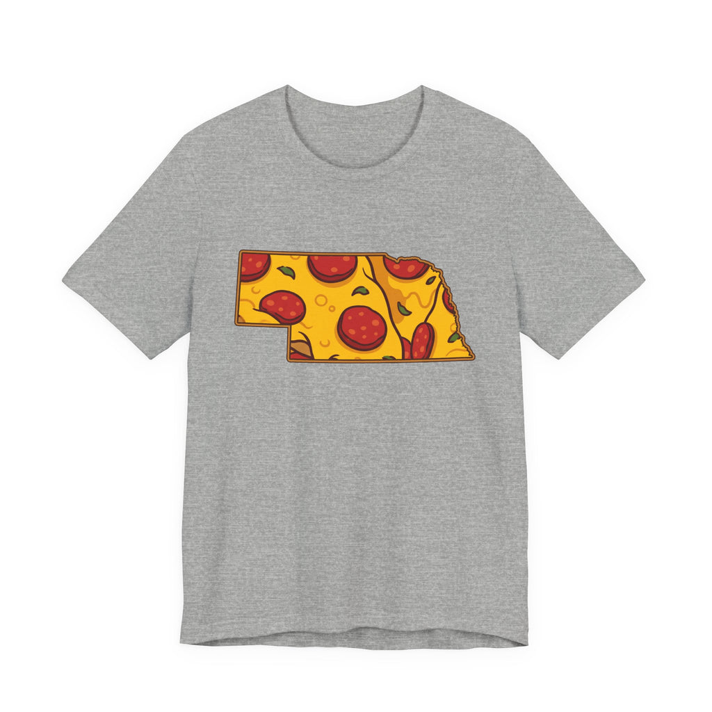 Nebraska Pizza Map T-Shirt
