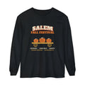 Salem Massachusetts Fall Festival Hay Wagon Long Sleeve Tee