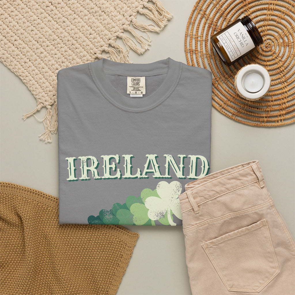 Ireland Est 1937 Vintage Ornate Lettering T-Shirt