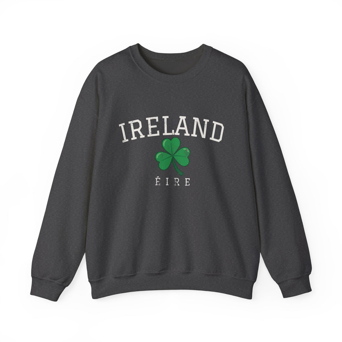 Ireland Éire Three Leaf Shamrock Crewneck Sweatshirt