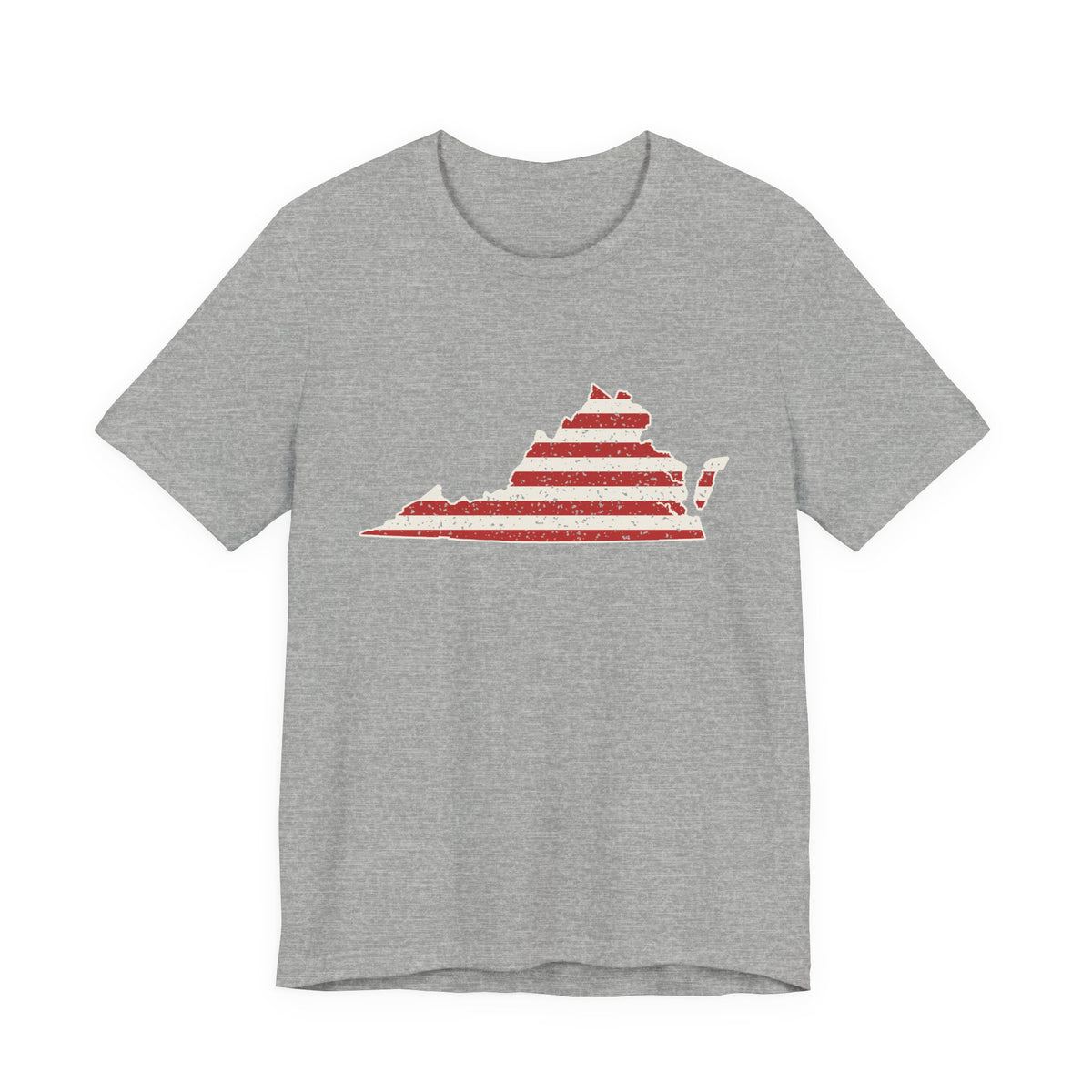 Virginia American Flag Map T-Shirt