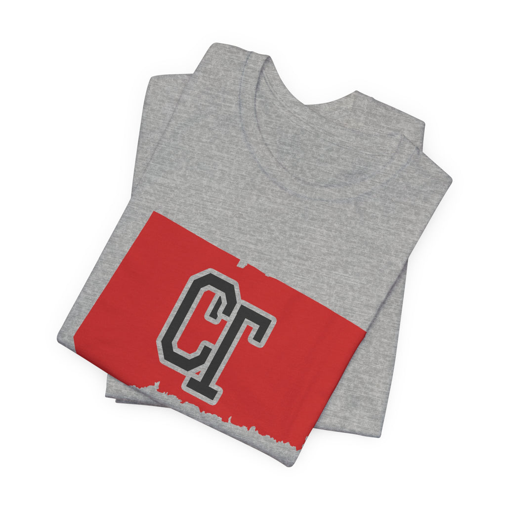 Connecticut Varsity Monogram Map T-Shirt