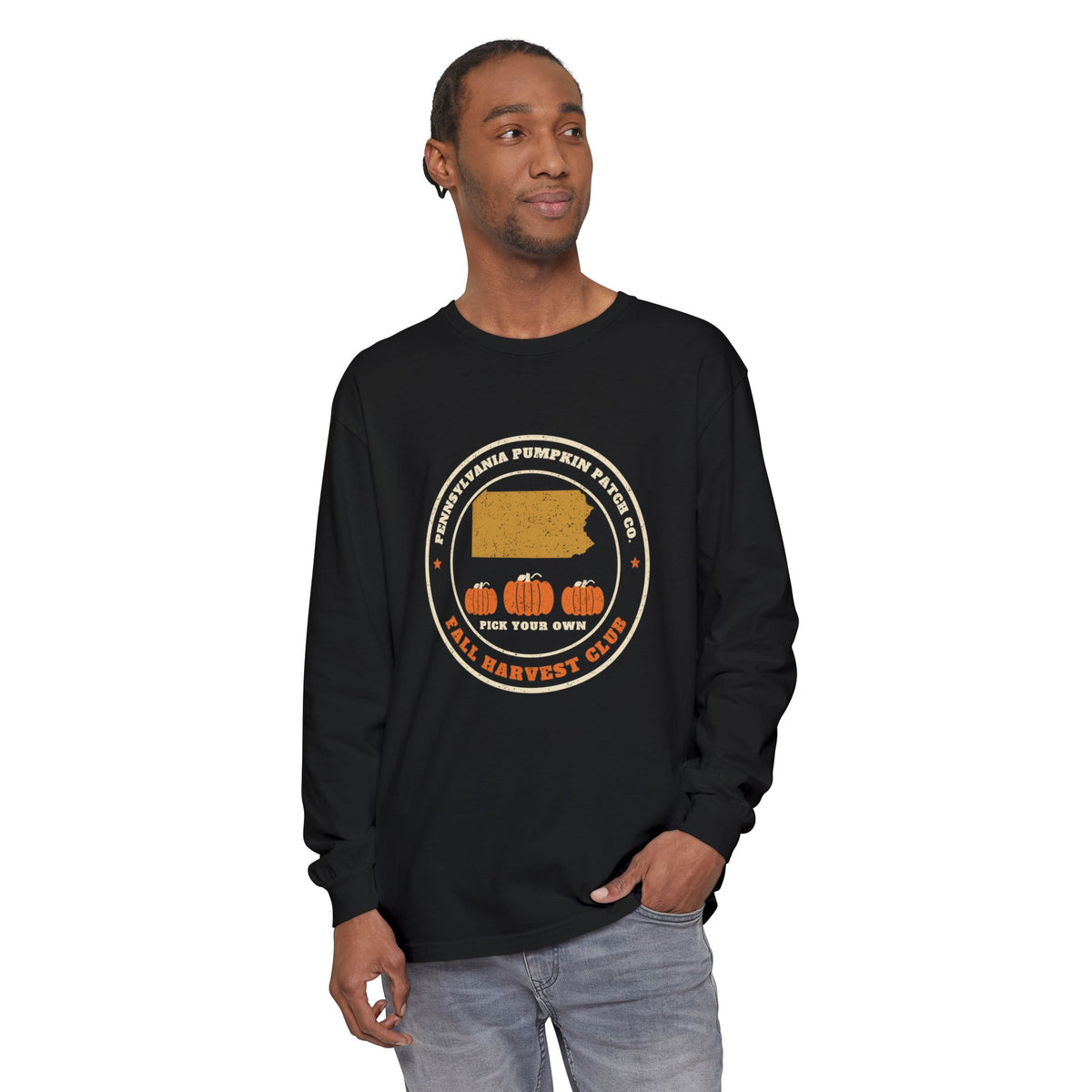 Pennsylvania Pumpkin Patch Co. Badge Long Sleeve Tee