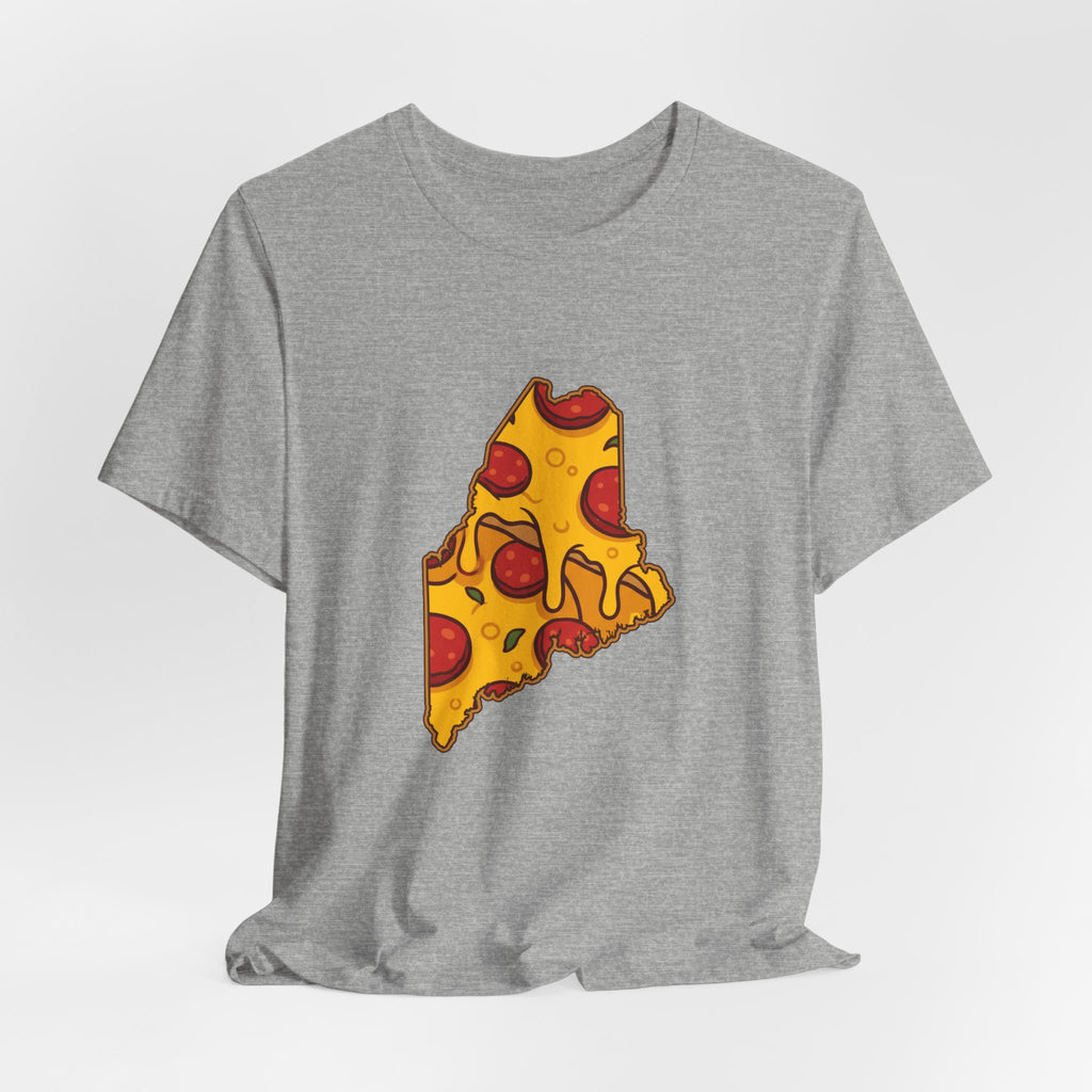 Maine Pizza Map T-Shirt