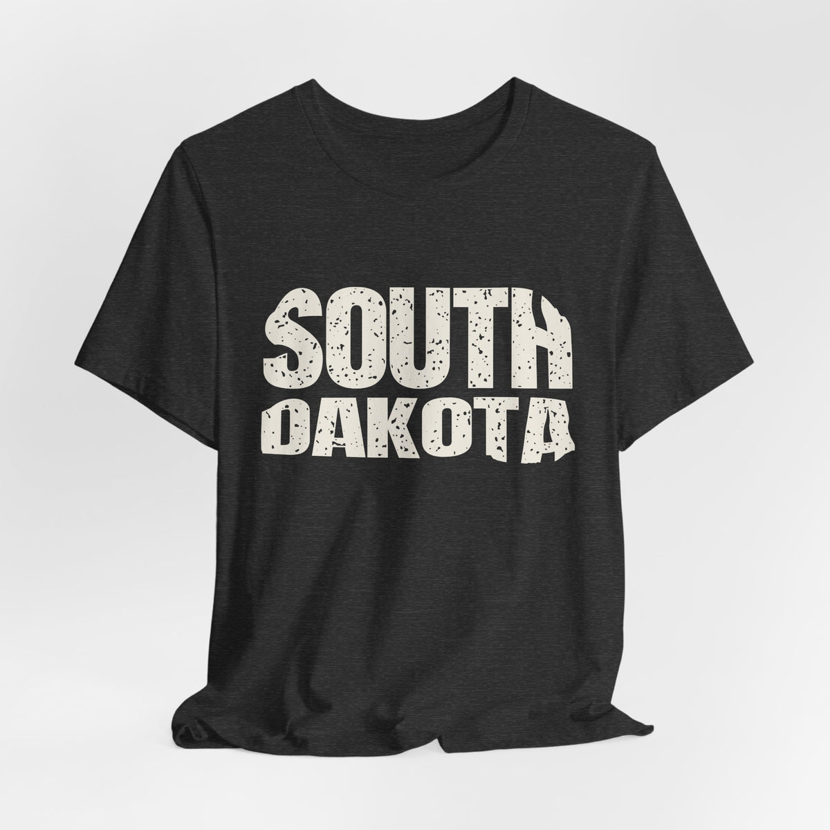 South Dakota Vintage Letters Map T-Shirt