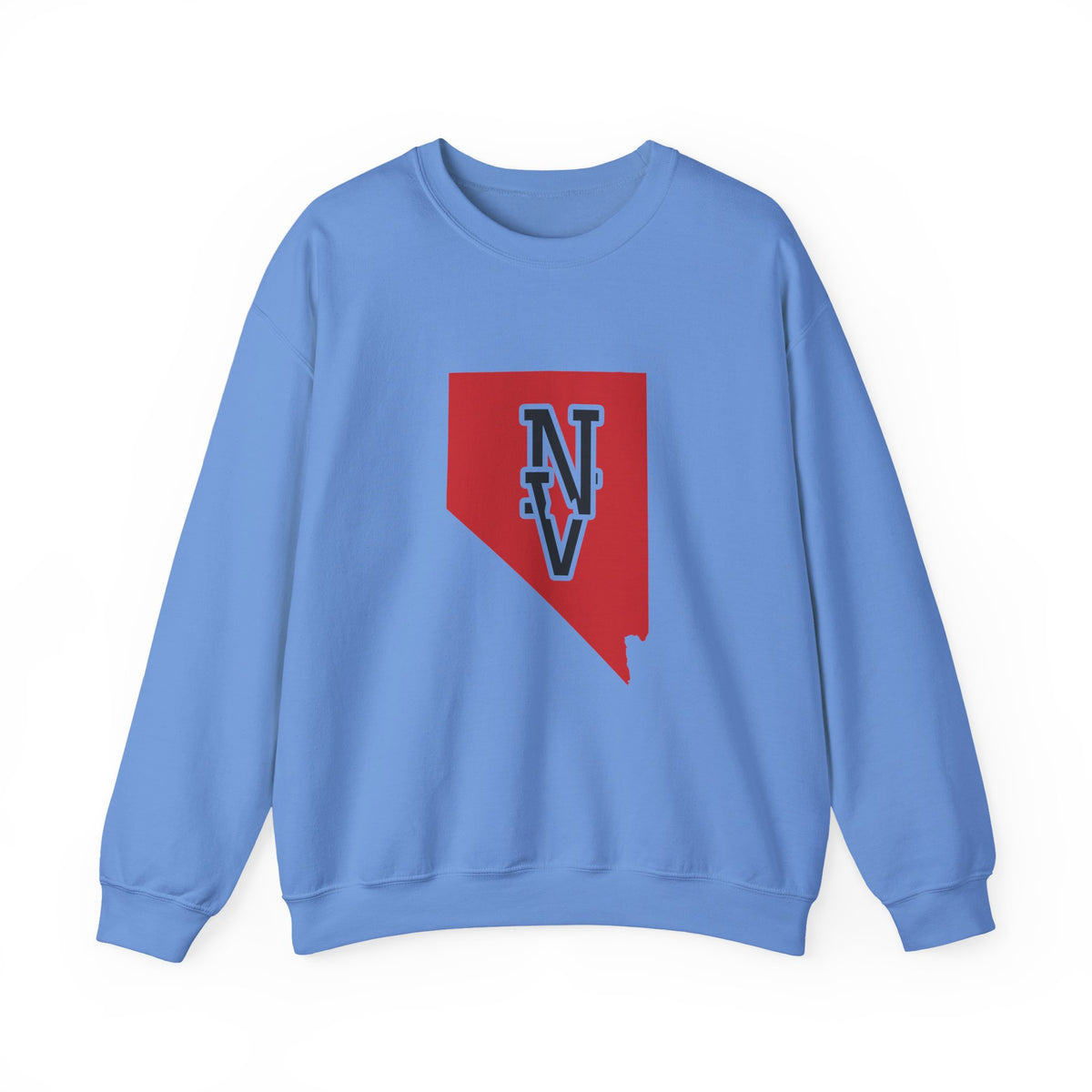 Nevada Varsity Monogram Map Crewneck Sweatshirt