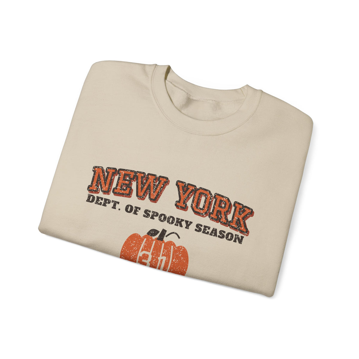 New York Dept. of Spooky Season Varsity Crewneck Sweatshirt