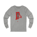 Rhode Island Varsity Monogram Map Long Sleeve Tee