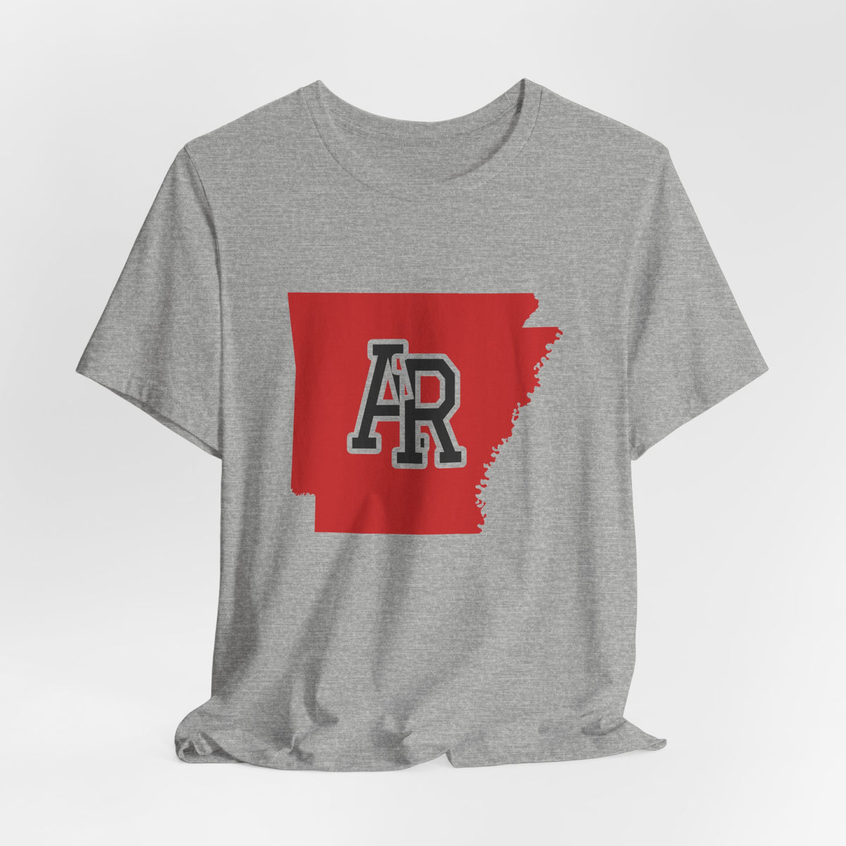 Arkansas Varsity Monogram Map T-Shirt