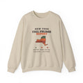 New York Fall Foliage Report Map Crewneck Sweatshirt